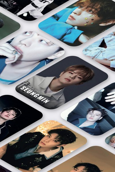 KSTAR Stray Kids Seungmin 56 Adet Premium Fotokart Seti