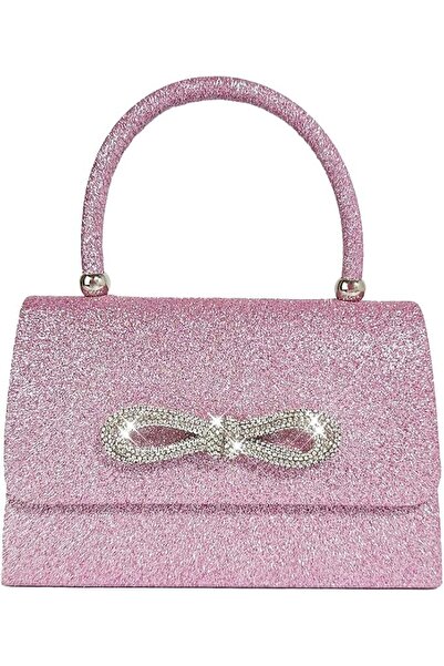 GENERAL Trisapu Womens Evening Bag Sparkly Bow Clutch Purse Wedding Party Pur...