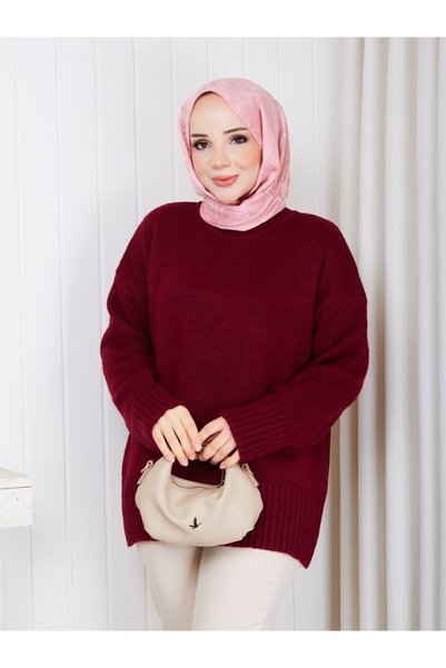 REMA BUTİK KADIN PİNTEREST TİRİKO KAZAK - HAVUÇ KESİM DAR PAÇA PANTOLON İKİLİ KOMBİN