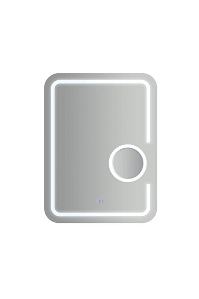 OEM Oglinda baie cu LED, H199, cu lupa, 60 x 80 cm, actionare touch, margini ...