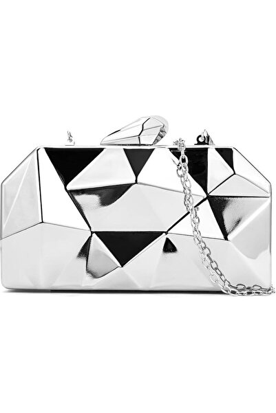 GENERAL Tukaneeko Evening Geometric Handbags Crossbody bags for Women Metal C...
