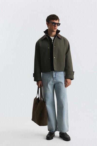 Antioch Contrast Collar Technical Men's Coat