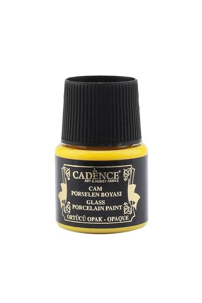 Cadence Opak Cam Porselen Boyası 45 ml 755 Limon Sarı