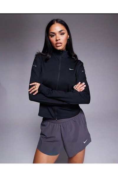 Nike Swift Dri-FIT Tam Boy Fermuarlı Kadın Koşu Üstü REDSPORT