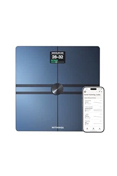 Withings ميزان حمام ذكي واي فاي مع تحليل كامل للجسم (الوزن، نسبة الدهون/العضل...