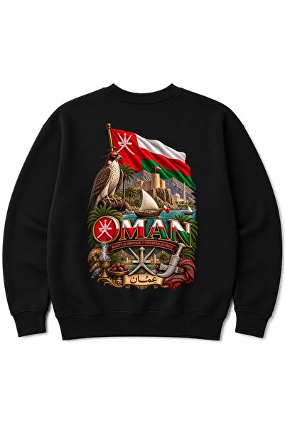Rabona Fashion Φούτερ με σχέδιο Φαλκόν Ομάν και Ντάου