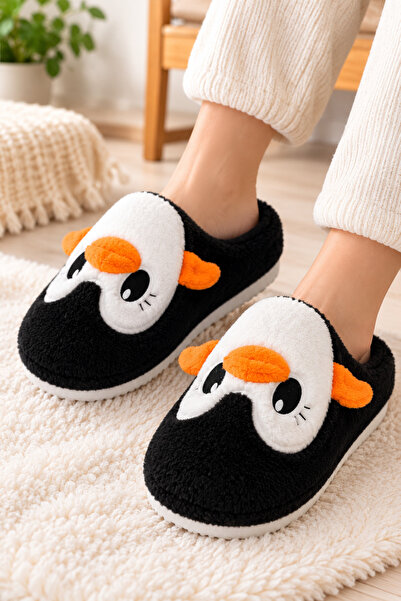 SAMURSPOR Papuci de casă unisex cu figuri de animale, de iarnă, cu talpă anti...