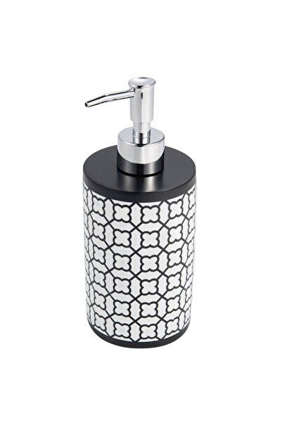 OEM Дозатор за течен сапун, Kadda Mosaic BPO-4243A, полирезин, бял + черен, 4...