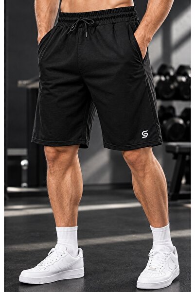 Sapevr Erkek Premium Esnek Spor Şortu - Slim Fit Günlük & Fitness Şortu