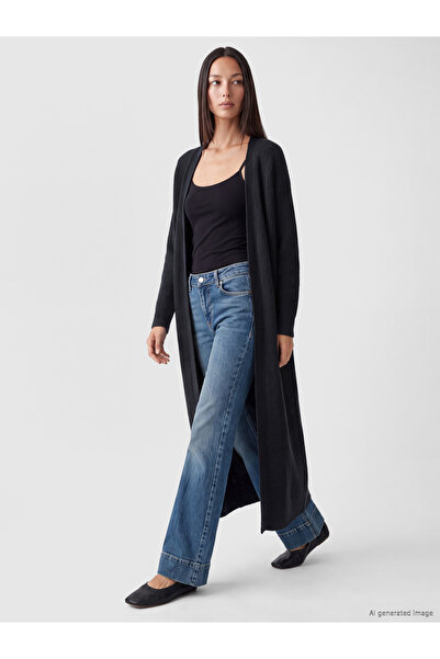 LC Waikiki Cardigan tricotat de damă, reiat, cu guler șal