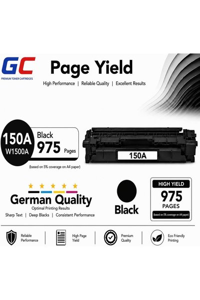 Generic 150A Compatible Toner Cartridge 10 Pack (W1500A) for HP LaserJet Pro ...