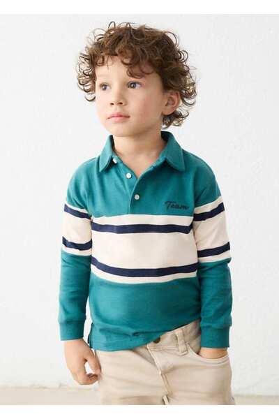 MAYORAL Boy's T-Shirt with Long Sleeves 4140 Green 4 m