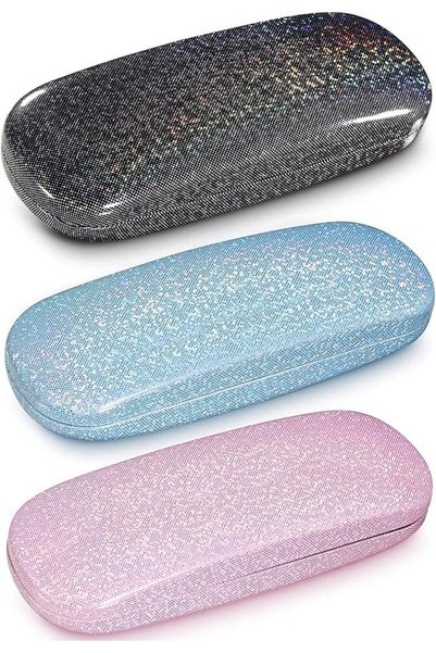 KASTWAVE 3 Pieces Hard Shell Glasses Cases Eyeglasses Sunglasses Case with Ey...