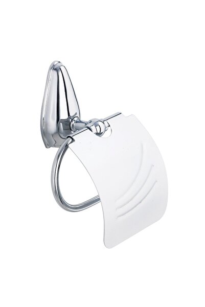 OEM Toilet paper holder, Lider Lila 965, with flap, chrome, 13 x 5 x 15 cm