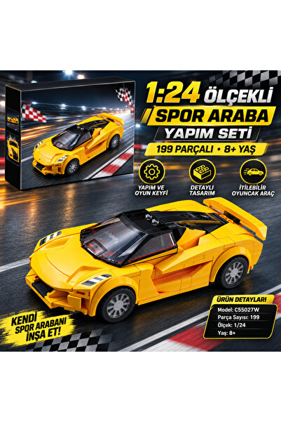 TRENDYPAZARS C55027W R8 199 PARÇA BLOCK OYUNCAK