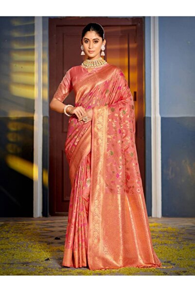 ViViRaSmi Banarasi Silk Saree with Rich Pallu & Blouse Piece - Fall and Pico ...