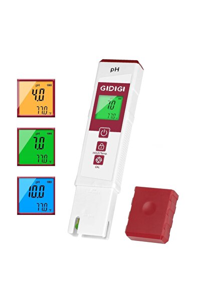 GIDIGI Ψηφιακός Μετρητής PH, GIDIGI, Ακριβής Ανάλυση Νερού, Έγχρωμη Οθόνη, Φο...
