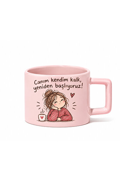 Genel Markalar Mugtory – Yeniden Başlıyoruz Motivasyon Tasarımlı Hediyelik Se...