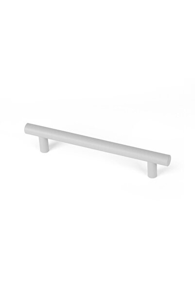 OEM Maner pentru mobila, metalic, finisaj alb mat, 128 mm, lungime 168 mm