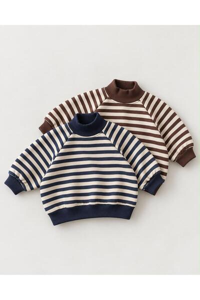 bohemiankids baby wear Unisex 2'li Bohem Tasarım Kazak