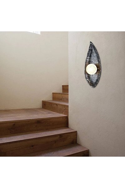 Generic Brand أبليك جداري مودرن أسود LED 5 واط 3 ألوان إضاءة - WA/E6984/BK+WH...