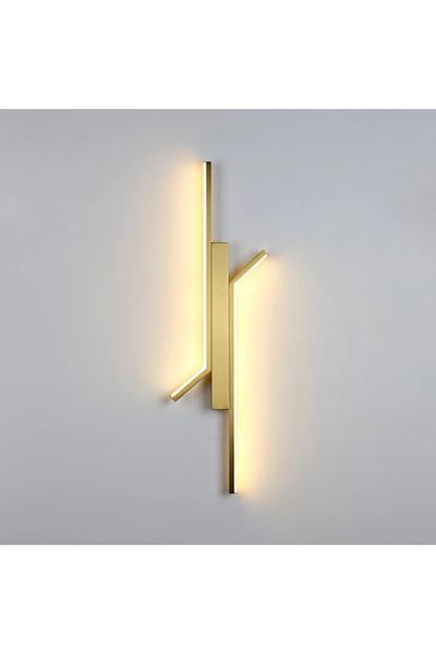 Generic Brand أبليك جداري مودرن ذهبي زيتي LED 9 واط إضاءة صفراء 60 سم - WA/C5...