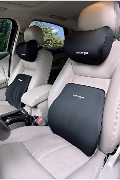 GENERAL وسائد رأس وظهر للسيارات Car Lumbar Support Pillow and Neck Pillow kit...