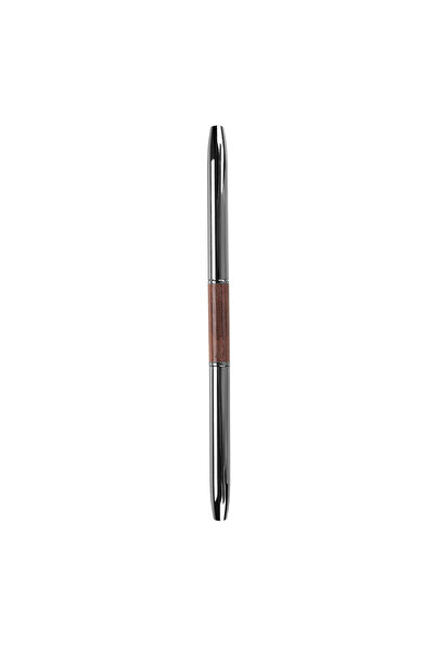 nailport 9mm Ahşap Çift Uçlu Nail Art Liner Çizim ve Jel Fırçası Kapaklı WNBD-008