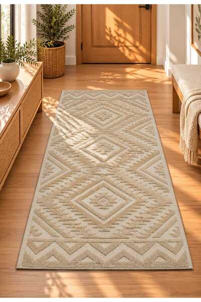 ZIY Collection Home Series İskandinav Tasarım Pamuk Kilim 80x150 cm