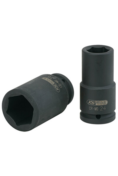KS Tools Priză electrică, cu 6 puncte de conectare, lungă, 17mm, 3/4
