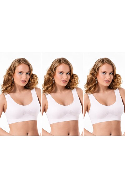NBB 2411 Women's Seamless Padded Shaping Bustier 3 Pieces