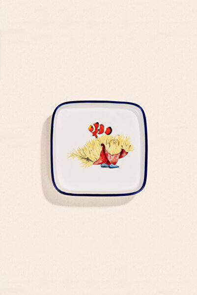 Paşabahçe Submarine Porcelain Mini Serving Plate No: 3