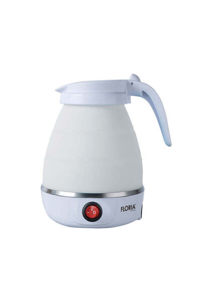Floria Πτυσσόμενος βραστήρας ταξιδίου, 600 ml, Λευκός - ZLN4116
