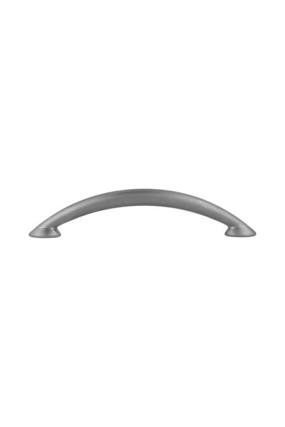 OEM Maner pentru mobila, metalic, finisaj crom mat, 96 mm, lungime 110 mm