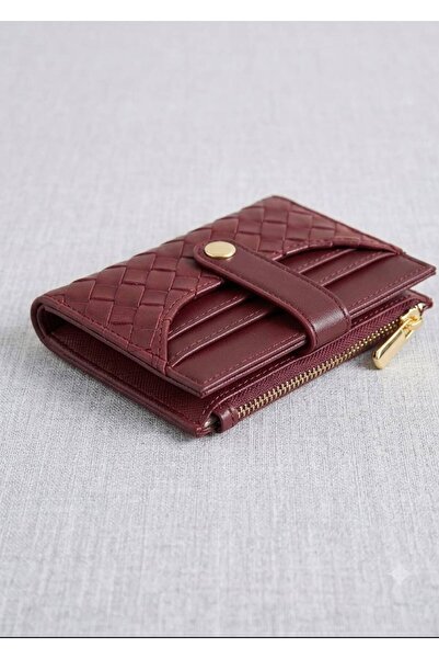 BAGS BANİ Yumuşak Dokulu Çıtçıt Detaylı Kadın Cüzdanı