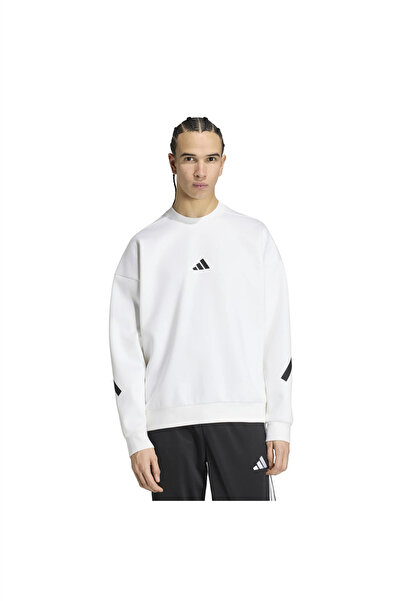 adidas KF3770-E M Z.n.e. Crw Erkek Sweatshirt Beyaz