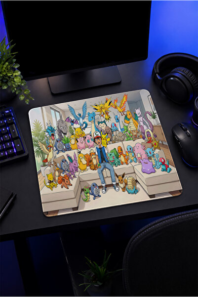 Pokemon Kanto Nostalgia Anime Mousepad 40x30 (3mm)