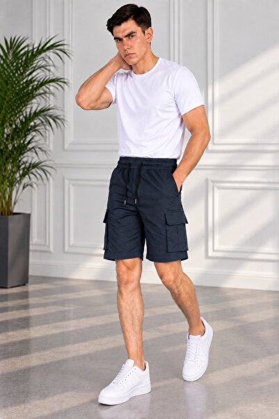 TUKSAR Unisex Comfortable Fit Cargo Shorts with Pockets