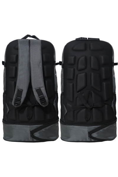 Bag Trend BT Camping Bag 45 Liter Backpack with Bellows for Trekking Outdoor Waterproof with 5 Compartments Lining, (Gray)
