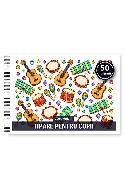 Legendary Gifts Carte de colorat, 50 de ilustrații Tipare pentru copii - Volu...