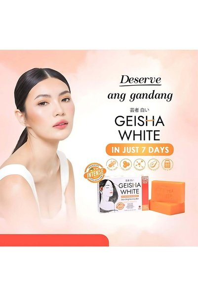 Geisha White Geisha Soap White INTENSE Scar and Blemish Skin Brightening Bar – 65g x 3