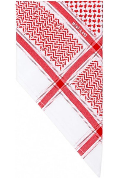 Generic MONDBLAND Classic Red and White Shemagh Traditional Head and Neck Cov...