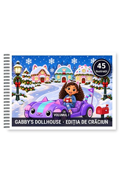 Legendary Gifts Carte de colorat, 45 de ilustrații Gabby's Dollhouse - Editia...