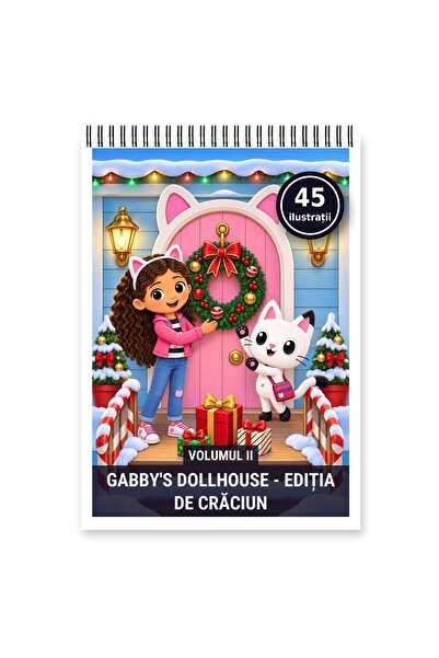 Legendary Gifts Carte de colorat, 45 de ilustrații Gabby's Dollhouse - Editia...