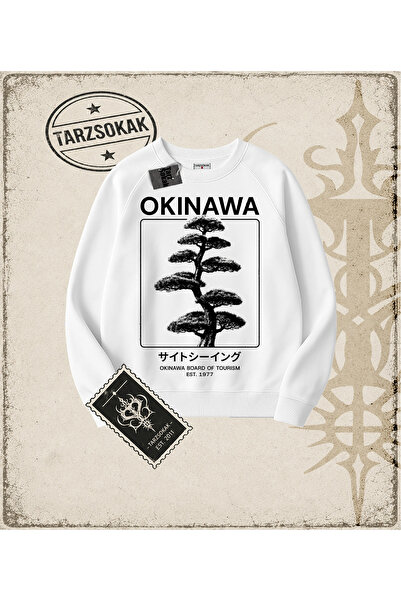 Tarzsokak Gotička i grunge ulična odjeća OKINAWA majica sa okruglim izrezom