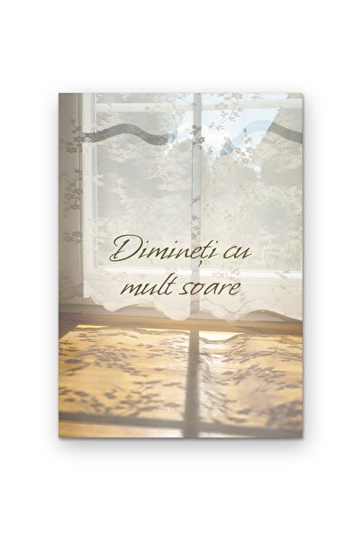 OEM Poster Decorativ Perete Dimineți cu mult soare, Mesaj Inspirațional, Cart...