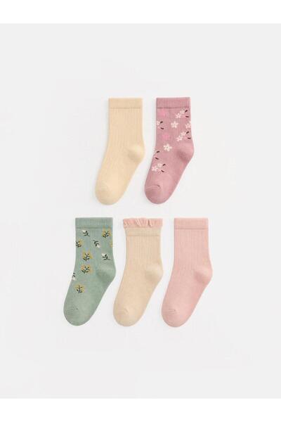 LC Waikiki 5-Pack Baby Girl Socks (W6)