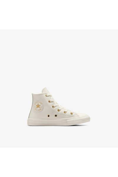 Converse Chuck Taylor All Star Taylored Lux Çocuk Krem Deri Sneaker
