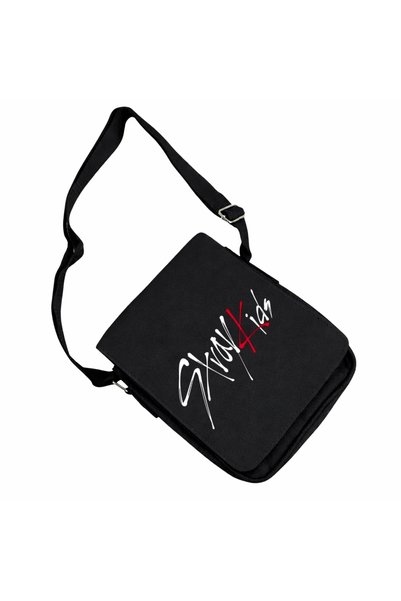 OEM Personalized Bag stray kids kpop logo stay skz, Black, 18x20x6 cm