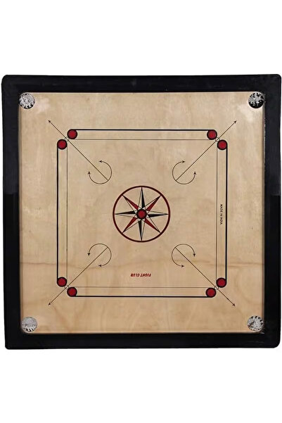 Generic Carrom Board with Coins, Striker, and Powder – Ideal for Adults and F...
